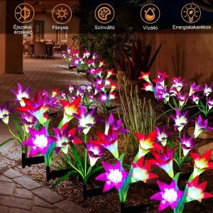 Napelemes kerti viráglámpák | BLOSSUN