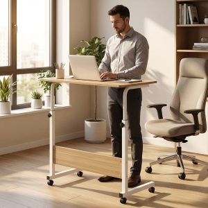 Állítható magasságú hordozható asztal kerekeken (71-90 cm) | EVOSTUL